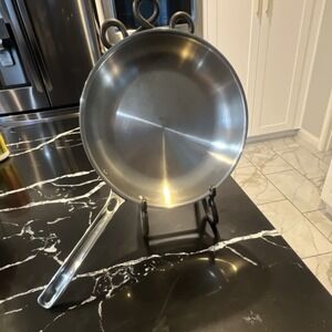 VIKING 10in 3-Ply Stainless Steel Frying Pan Aluminum Core, Dishwasher Safe